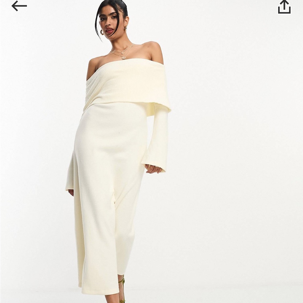 Bardot off white sweater dress